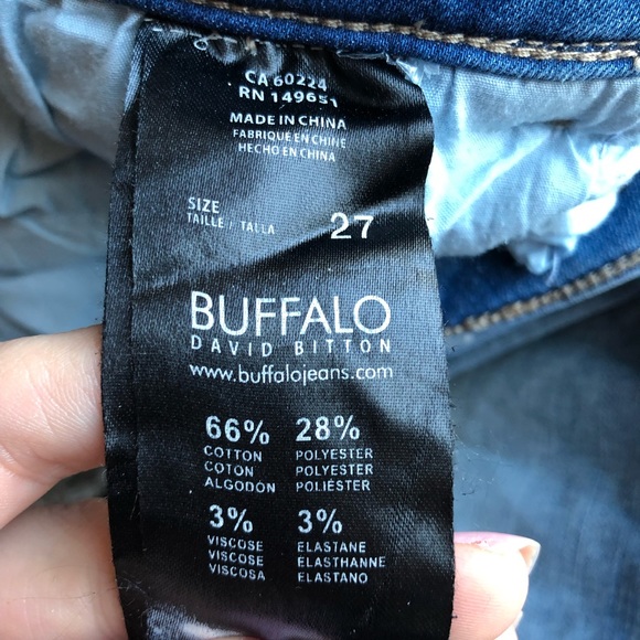 Buffalo Faith mid rise skinny stretch jeans. Sz.27 - Picture 6 of 8